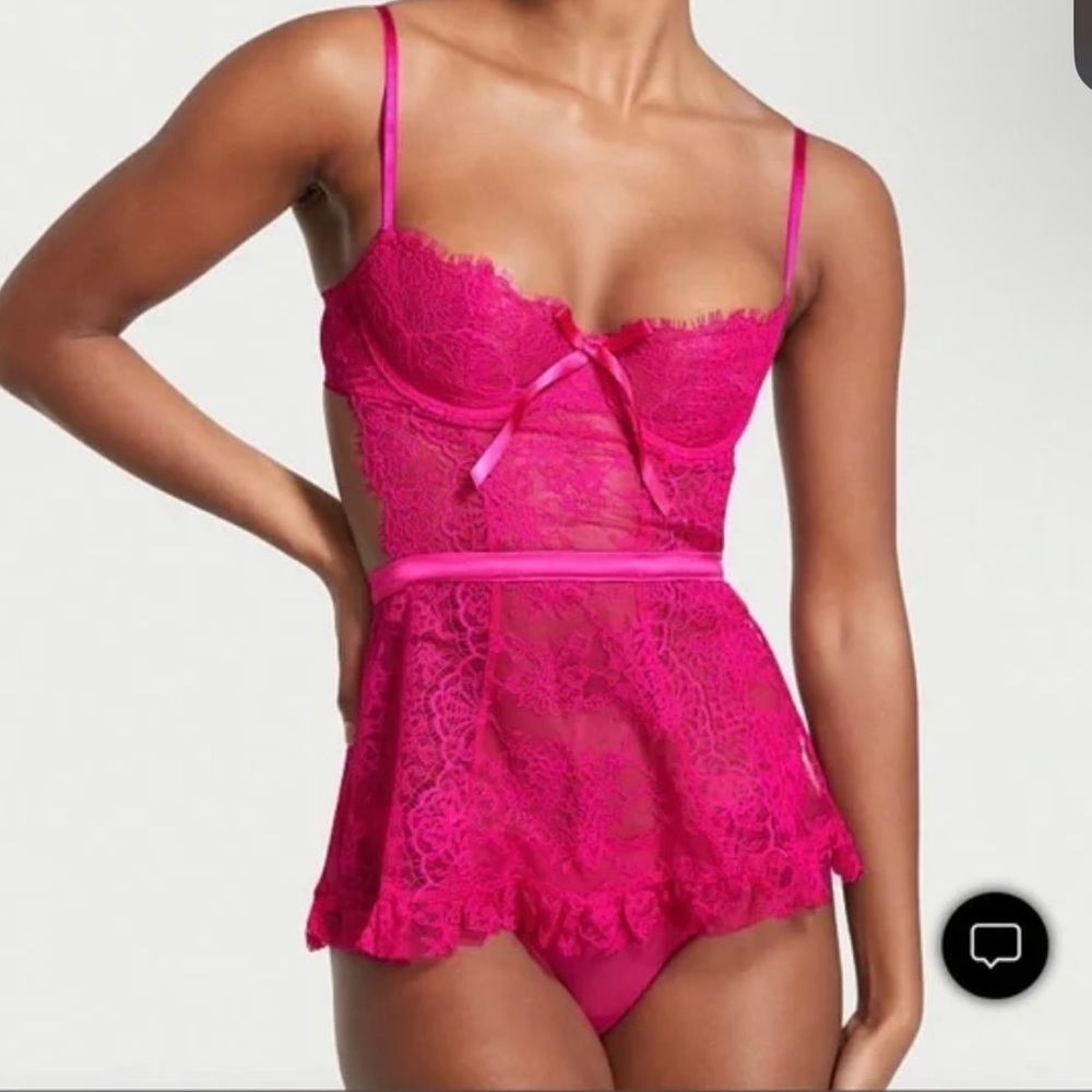 NWT Size M Victoria’s Secret Very Sexy Open Back Babydoll